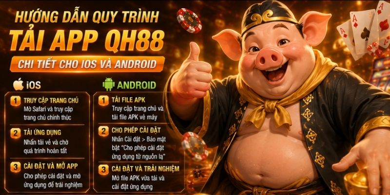 Cách để tài app QH88