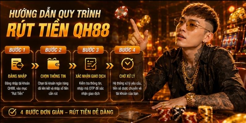 Quy trình rút tiền QH88
