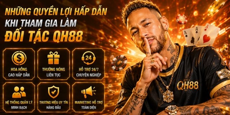 Các quyền lợi khi làm đối tác QH88