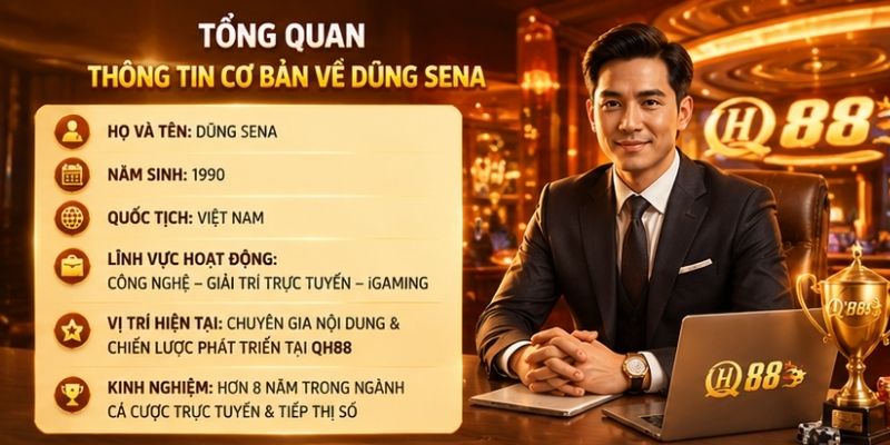 Tổng quan thông tin về CEO Dũng Sena