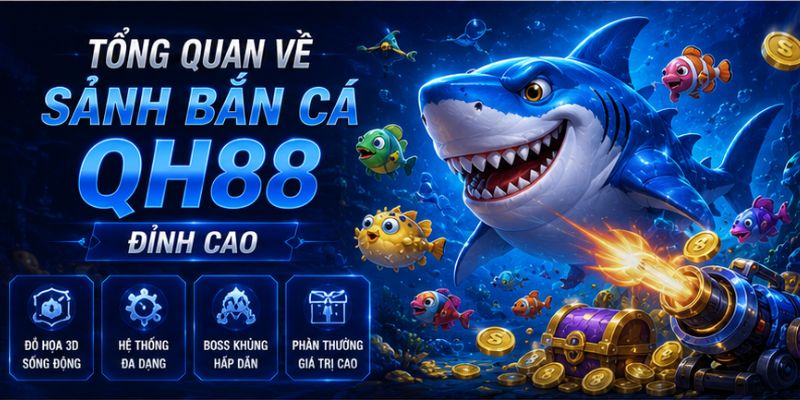 Tổng quan về sảnh bắn cá QH88