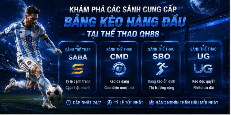 Các bảng kèo hàng đầu tại QH88