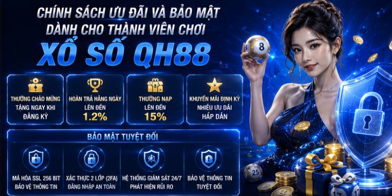 Chính sách ưu đãi tại xổ số QH88