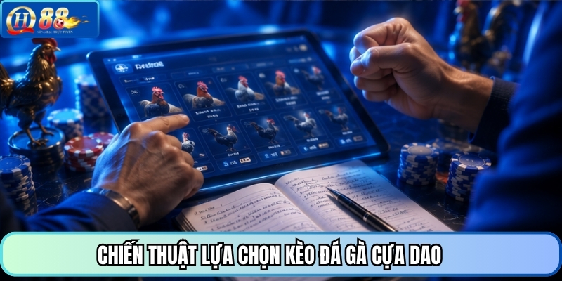 Chiến thuật lựa chọn kèo đá gà cựa dao