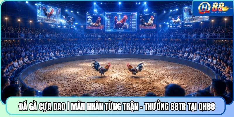 Đá Gà Cựa Dao | Mãn Nhãn Từng Trận - Thưởng 88tr Tại QH88
