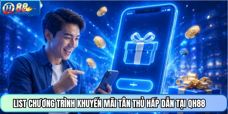 List chương trình khuyến mãi tân thủ hấp dẫn tại QH88
