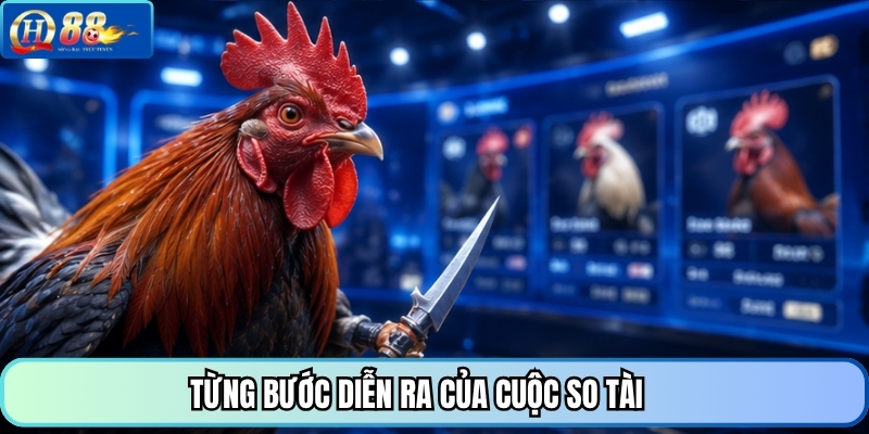 Từng bước diễn ra của cuộc so tài
